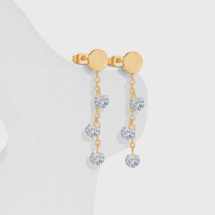 Aretes Acero Glow Drop