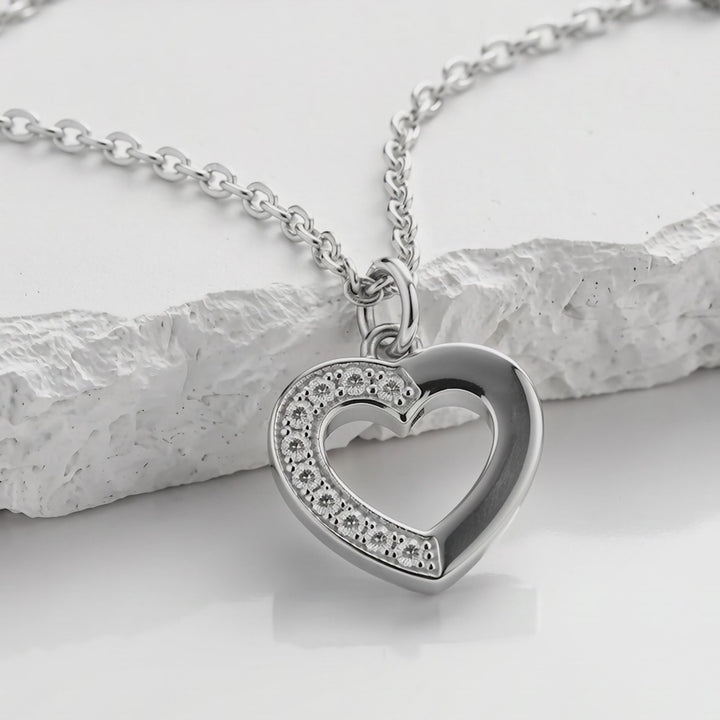 Collar Acero Cascada de Amor