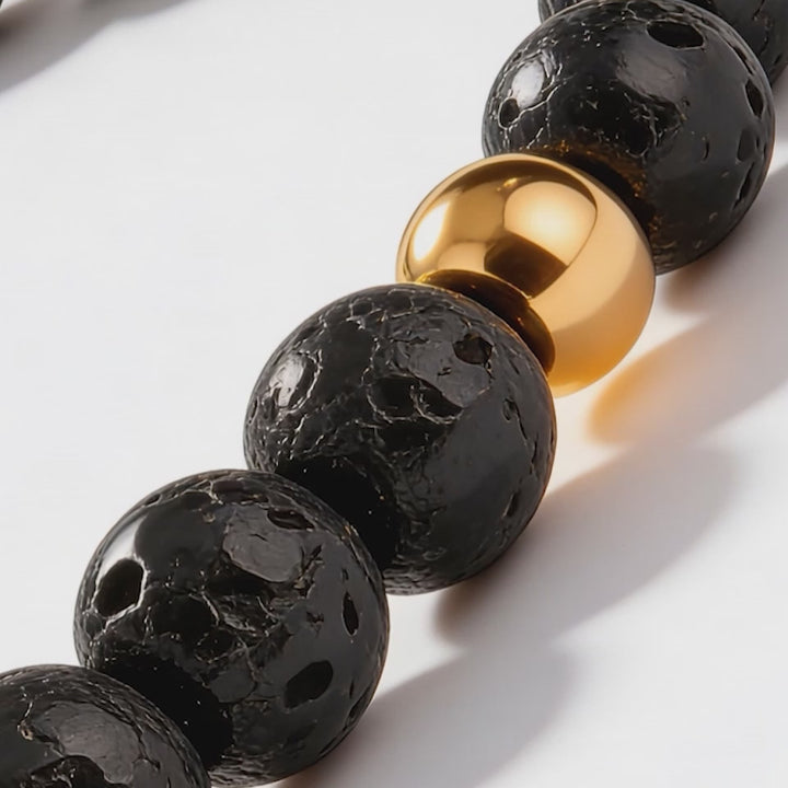 Pulsera Acero Magma Gold