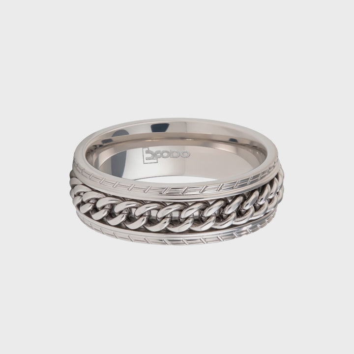 Anillo Acero Edge