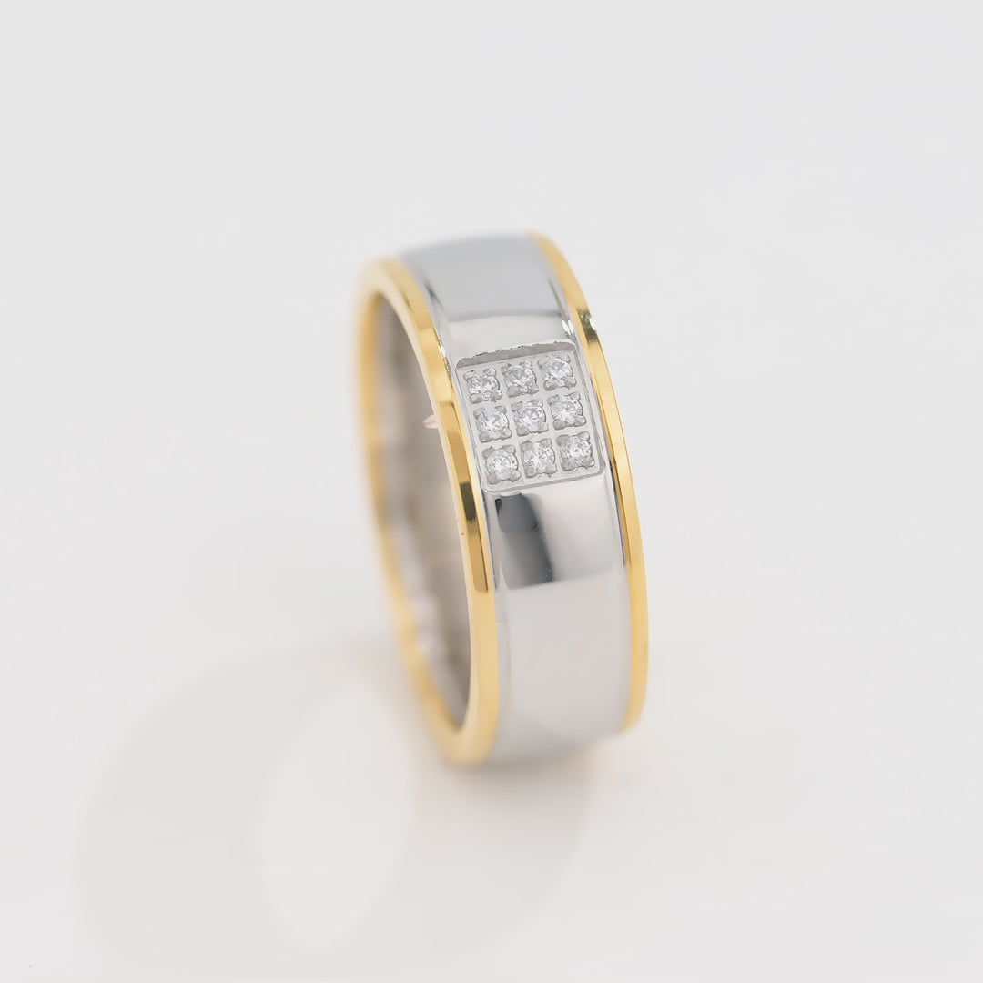 Anillo Acero Destello - Mujer