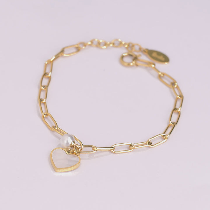 Pulsera Acero Sweet Pearl
