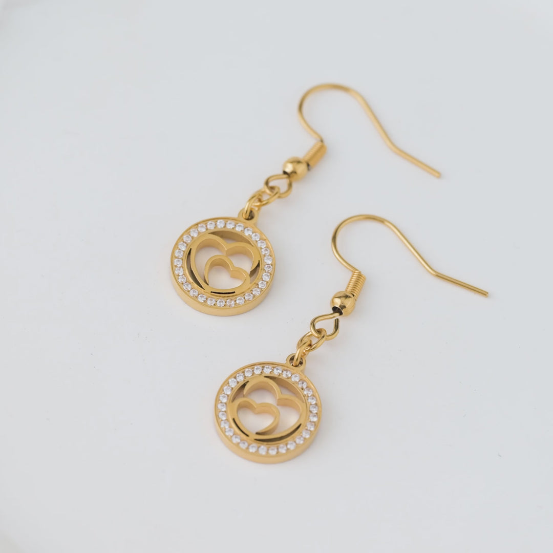 Aretes Acero Dúo Infinito