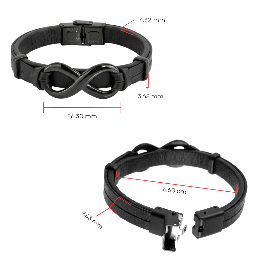 Pulsera Acero Infinito Titán
