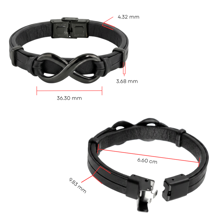 Pulsera Acero Infinito Titán