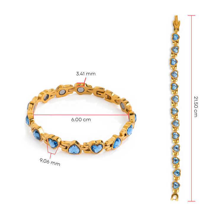 Pulsera Acero Heart Ocean