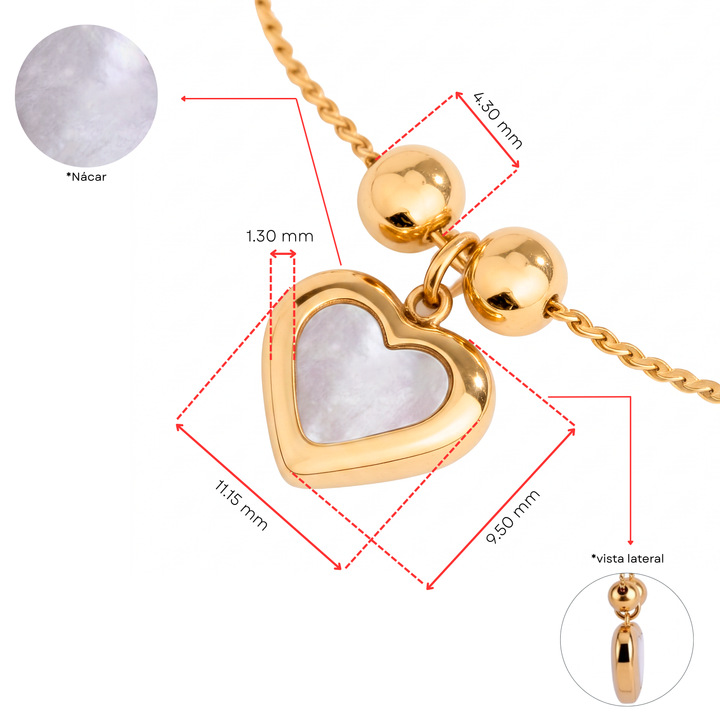 Pulsera Acero Irises Gold