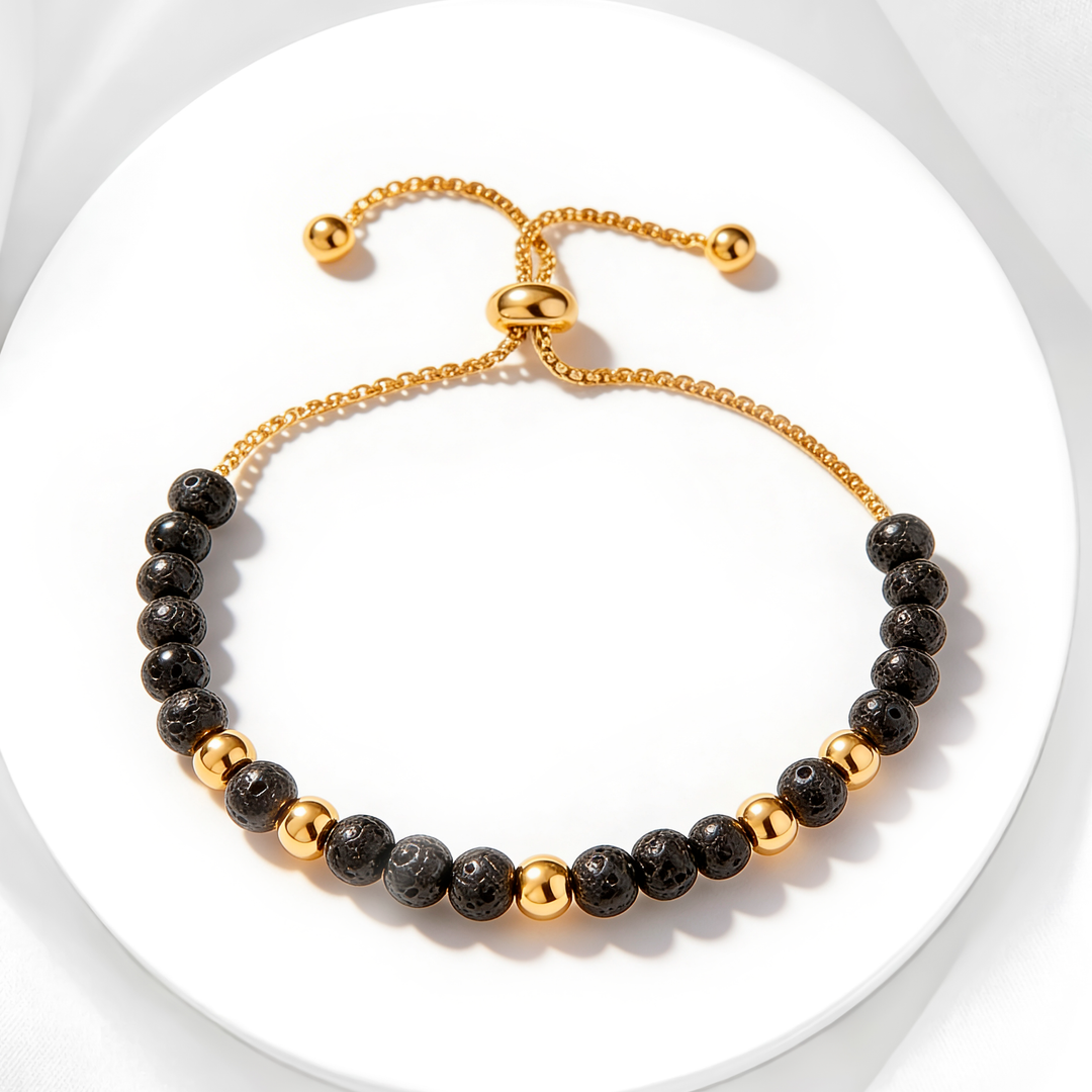 Pulsera Acero Magma Gold