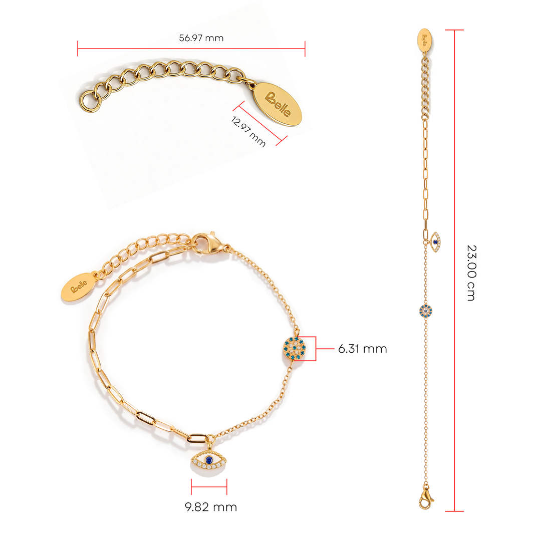 Pulsera Acero Ojo Cósmico