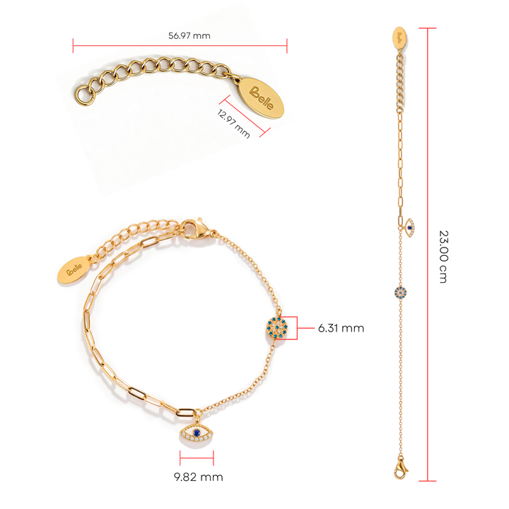 Pulsera Acero Ojo Cósmico