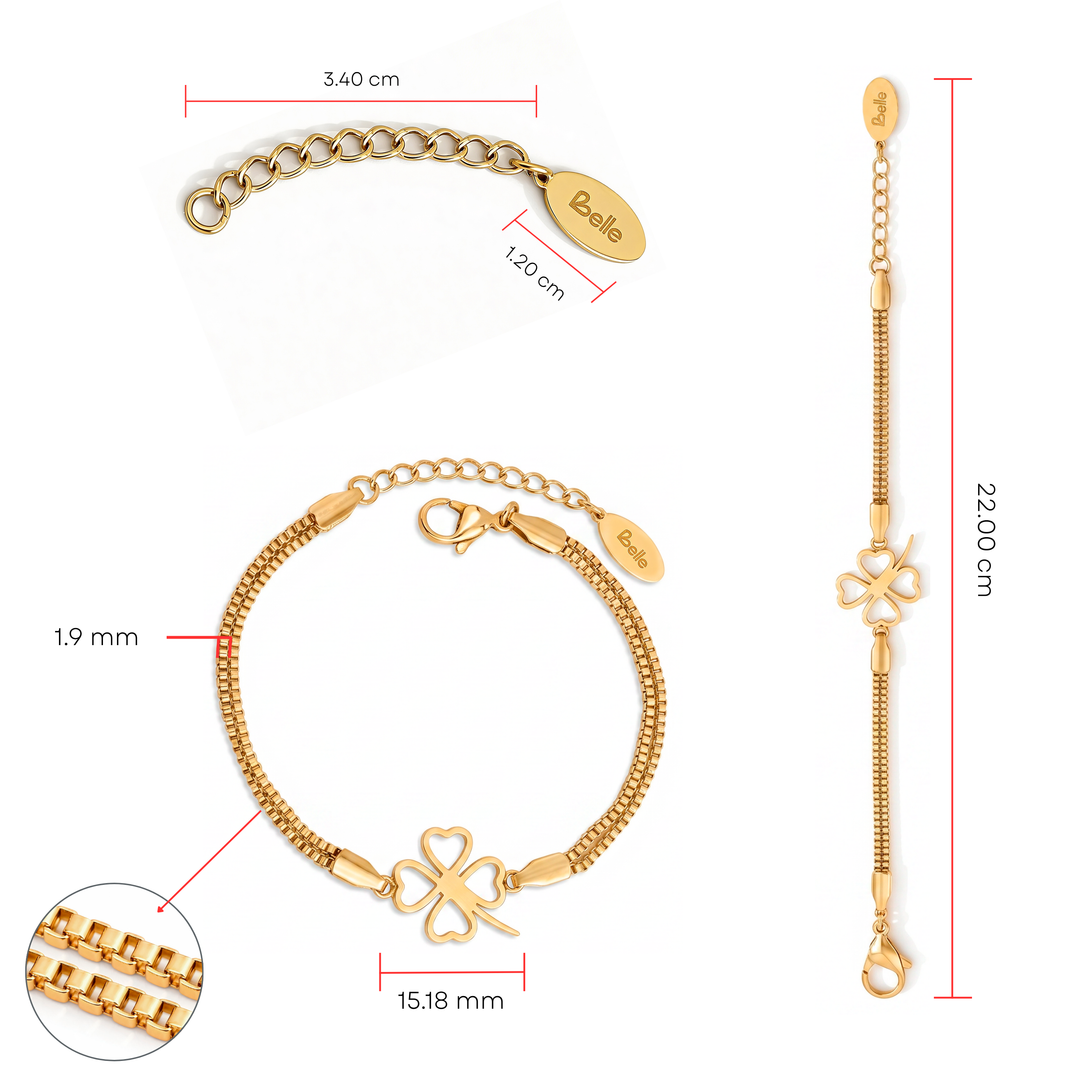 Pulsera Acero Lucky Heart