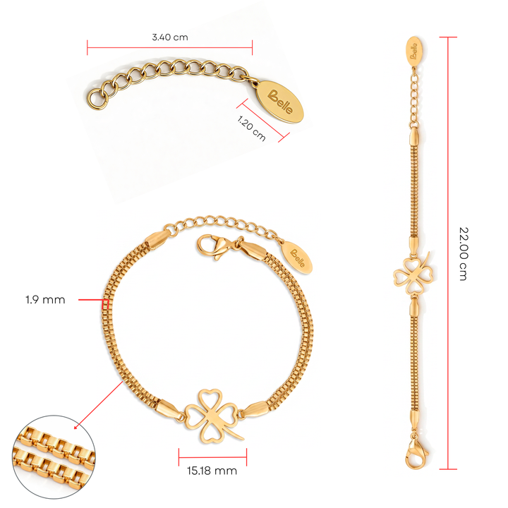 Pulsera Acero Lucky Heart