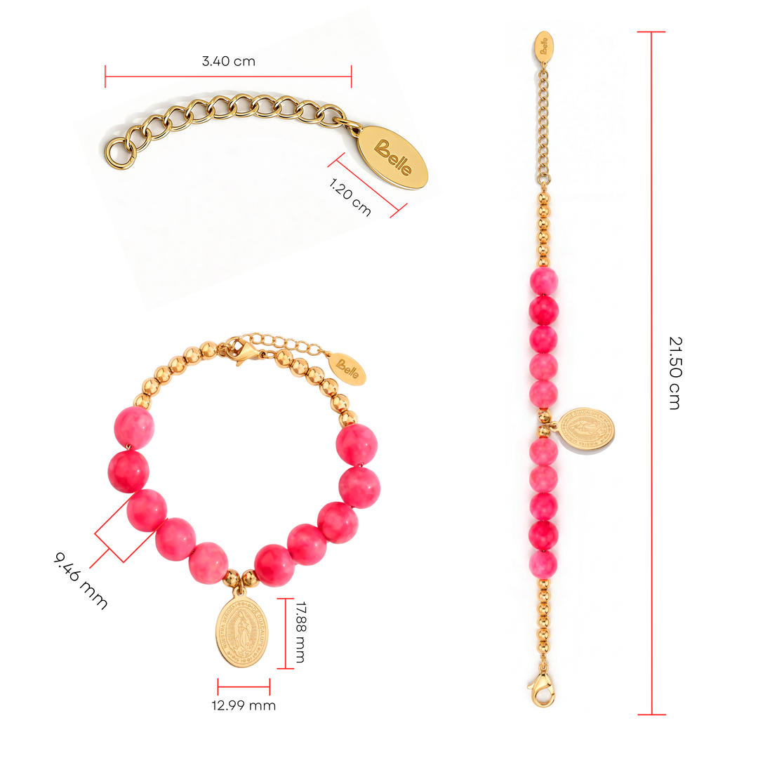 Pulsera Acero Devoción Guadalupe