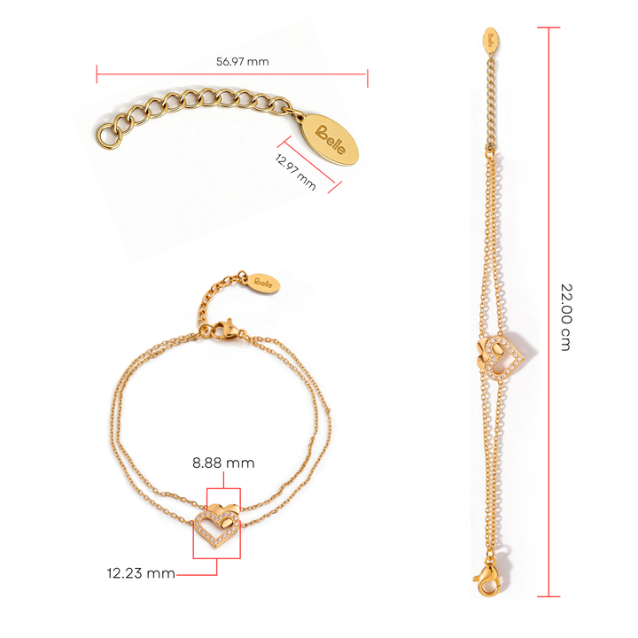 Pulsera Acero Doble Latido
