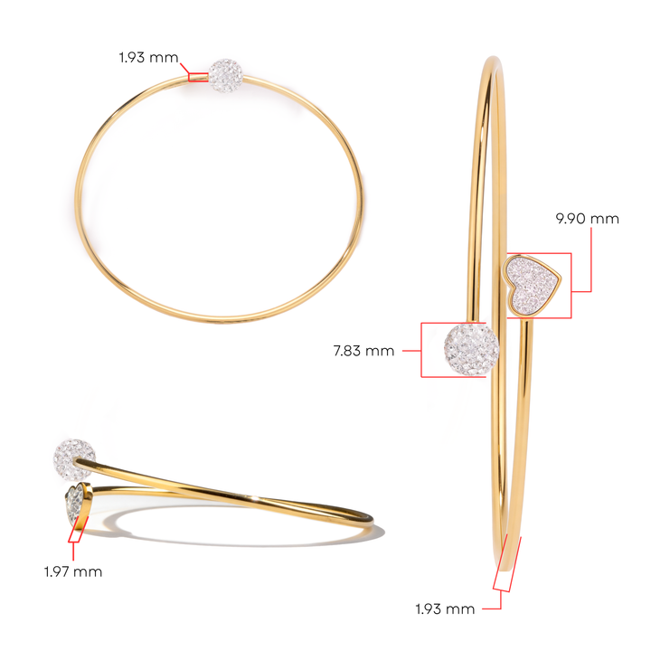 Pulsera Acero Glow &amp; Love