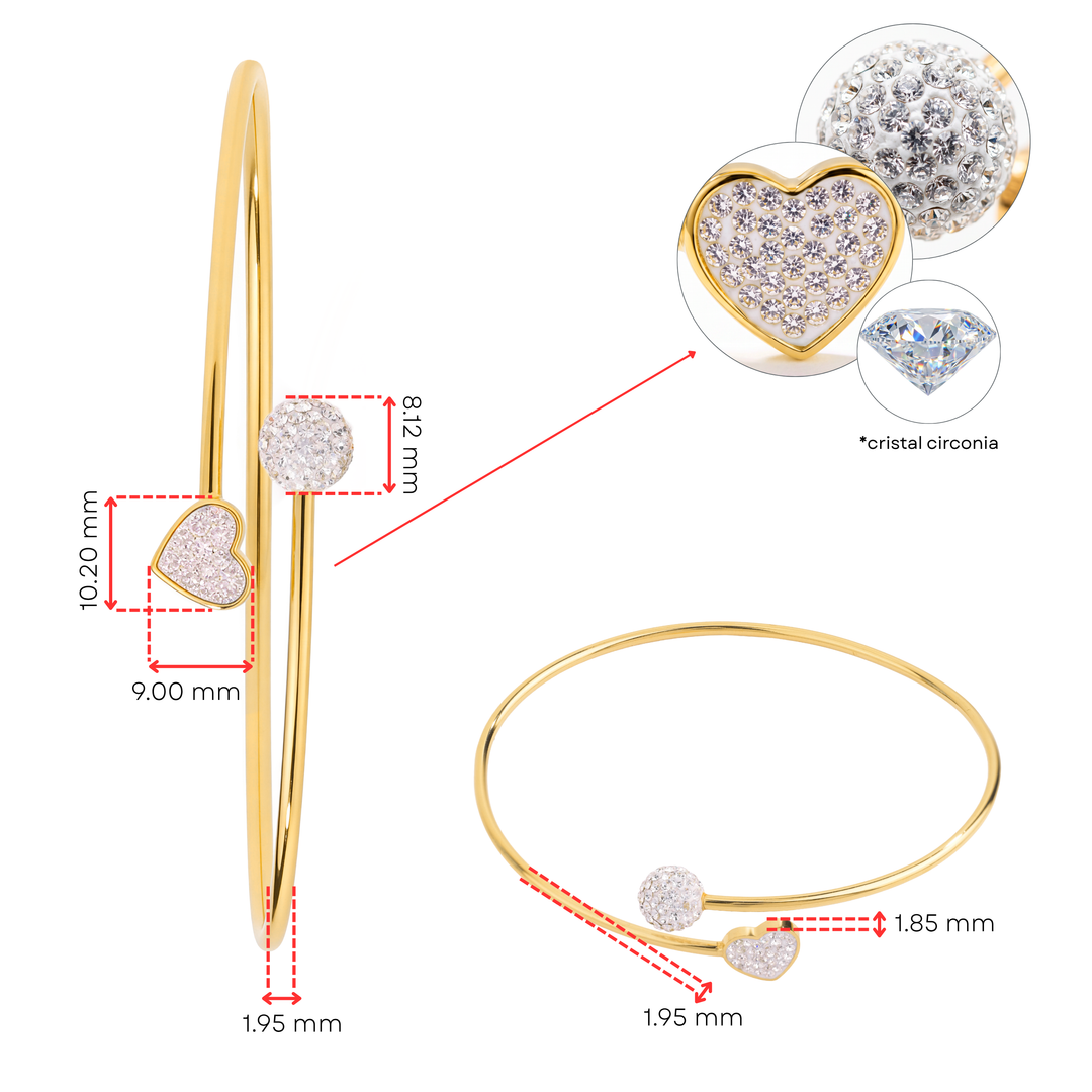 Pulsera Acero Glow &amp; Love