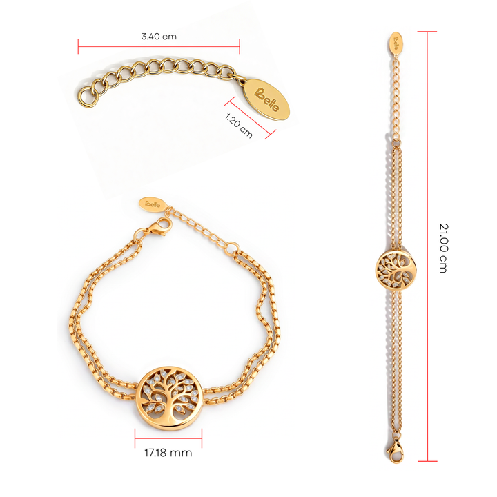 Pulsera Acero Vie Doree