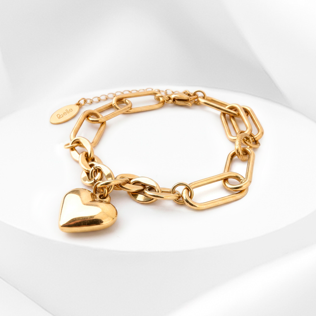 Pulsera Acero Bold Heart
