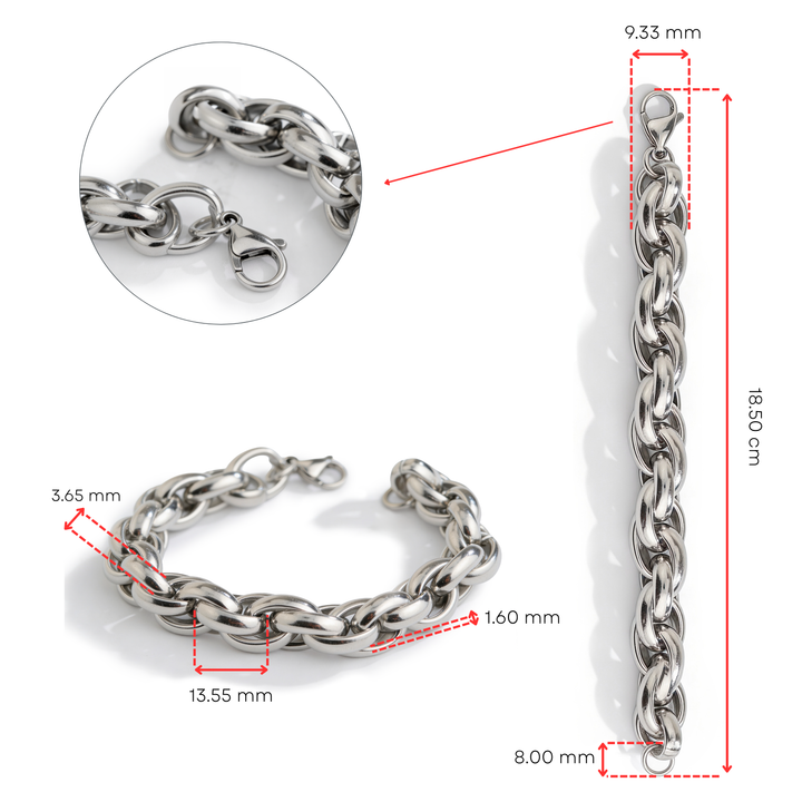 Pulsera Acero Zane