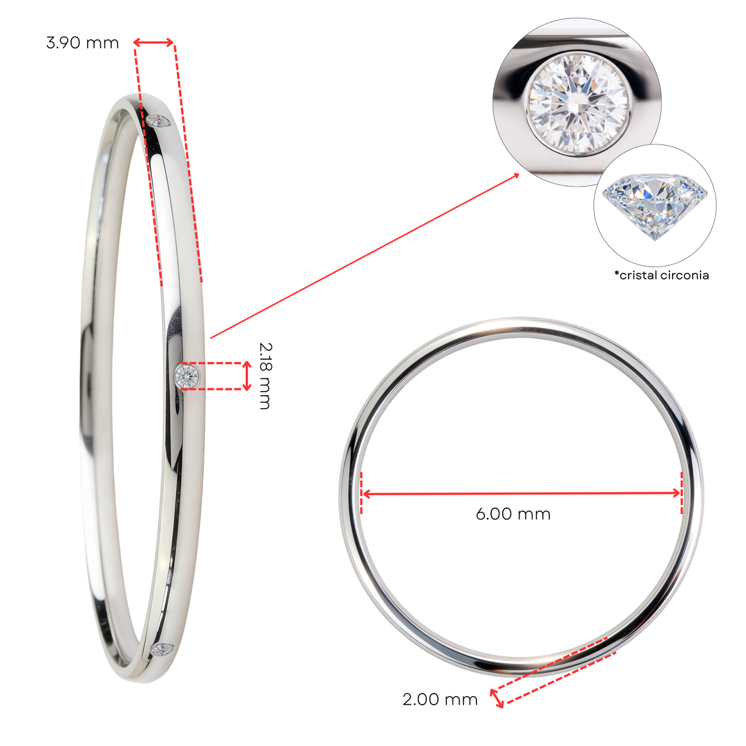 Pulsera Acero Infinity Slim