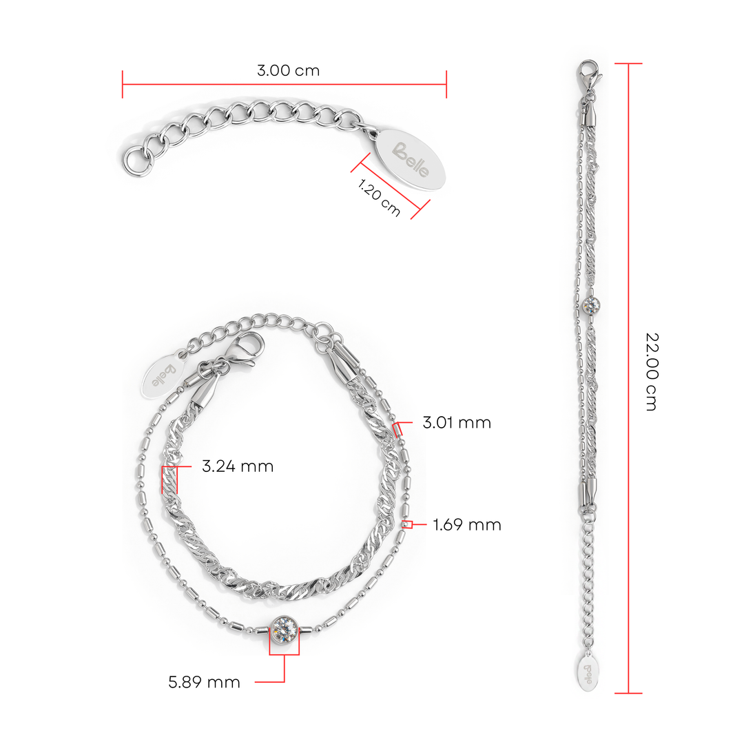 Pulsera Acero Icon Silver