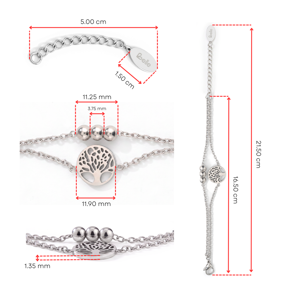 Pulsera Acero Nido Vital