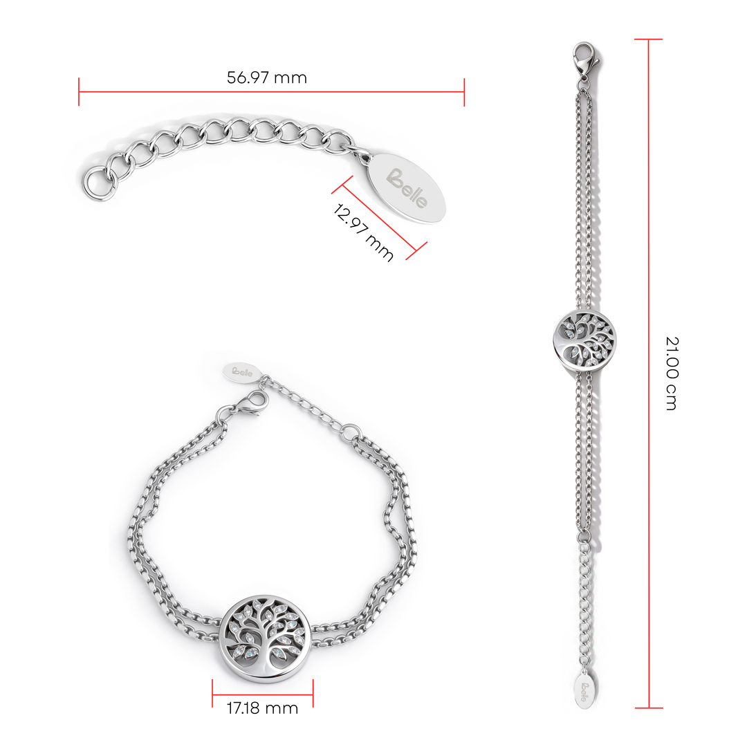 Pulsera Acero Artemisa Silver
