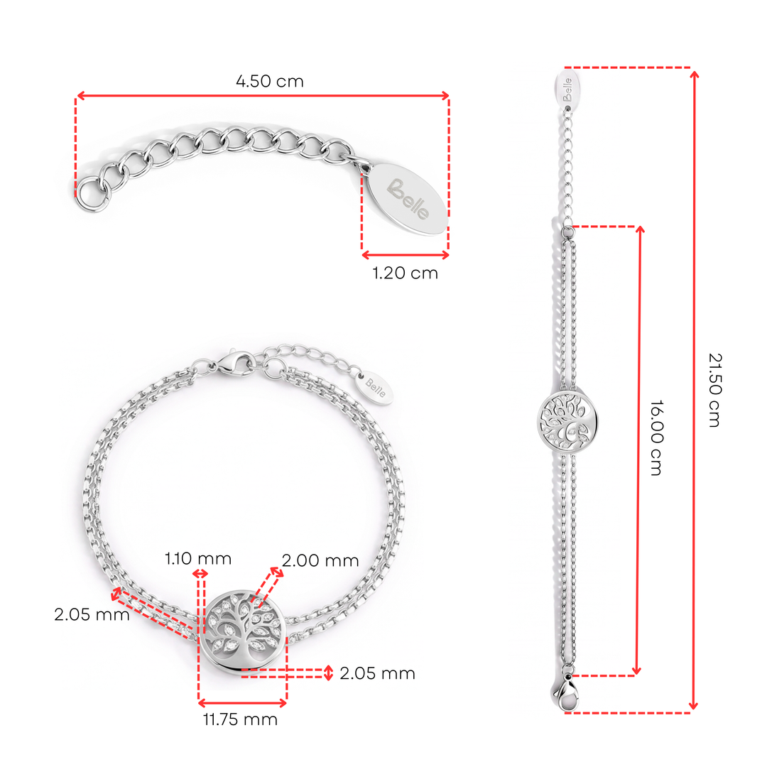 Pulsera Acero Artemisa Silver