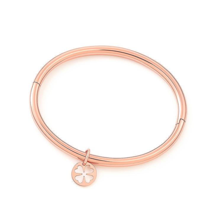 Puñera en Baño de Oro Blanco Luckies